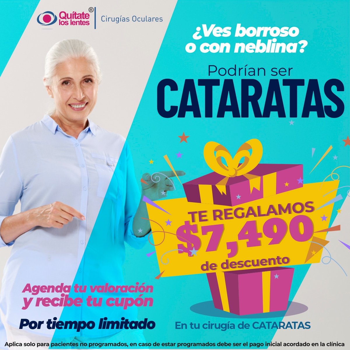 Cirugía láser de ojos Flyer