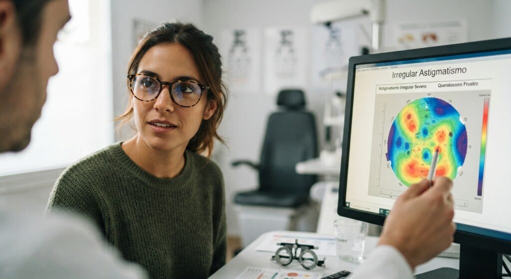 Astigmatismo irregular: causas y tratamiento